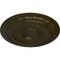 Ekena Millwork Caputo Ceiling Medallion (Fits Canopies up to 6"), Hand-Painted Green Gold, 24 1/4"OD x 1 1/2"P CM24CAGGS - alternate 4